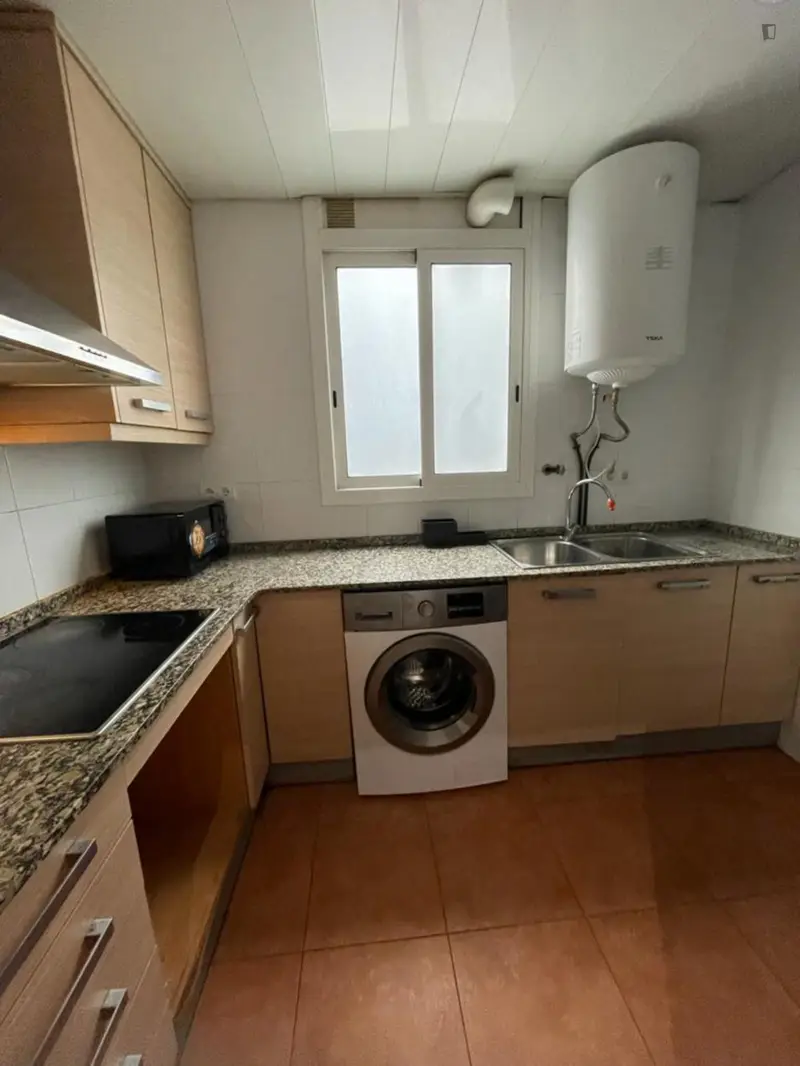 Habitacion Doble Ciutat Vella Metro Paralelo Cocina Equipada