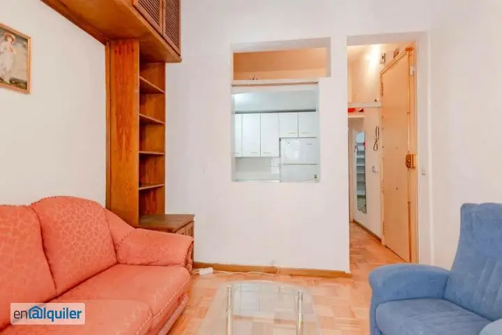Alquiler Piso Estudiantes Argüelles Madrid 1 Dormitorio Amueblado
