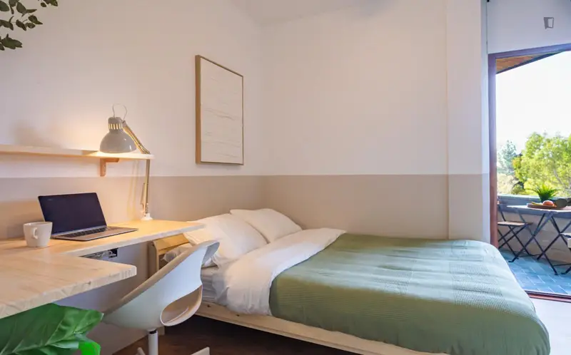 Habitacion Doble con Balcon en Sarria Sant Gervasi