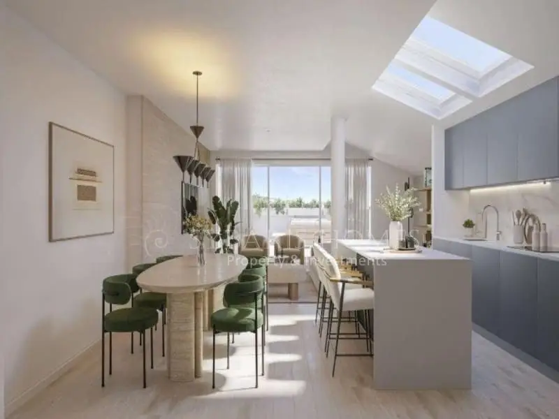 Atico Duplex en Javea con Vistas Piscina y Terraza