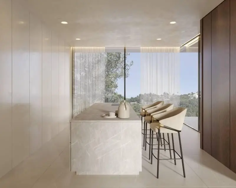Villa Moderna con Vistas al Mar en Moraira