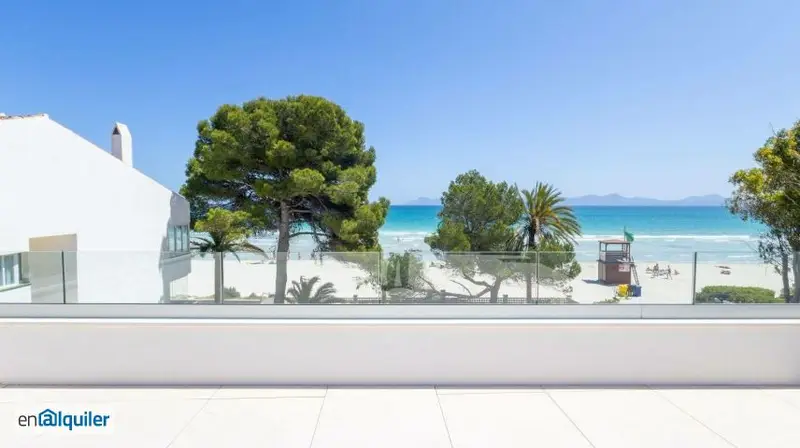 Adosado Lujo Primera Linea Mar Alcudia Mallorca