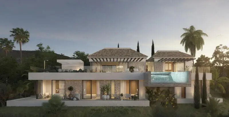 Villa de Lujo 4 Dormitorios Mijas Golf Piscina Infinita