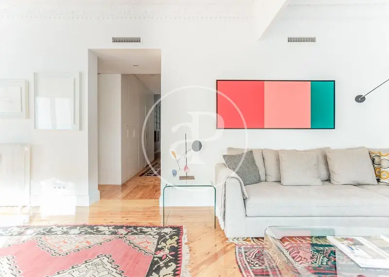 Apartamento en Alquiler Madrid Recoletos Amueblado 3 Dormitorios