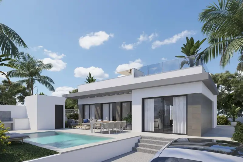 Villa en Polop con Piscina y Vistas al Mar