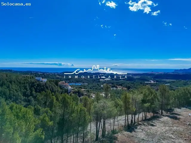 Parcela Urbanizable 818m2 Santa Clara Callosa dEn Sarria Vistas al Mar