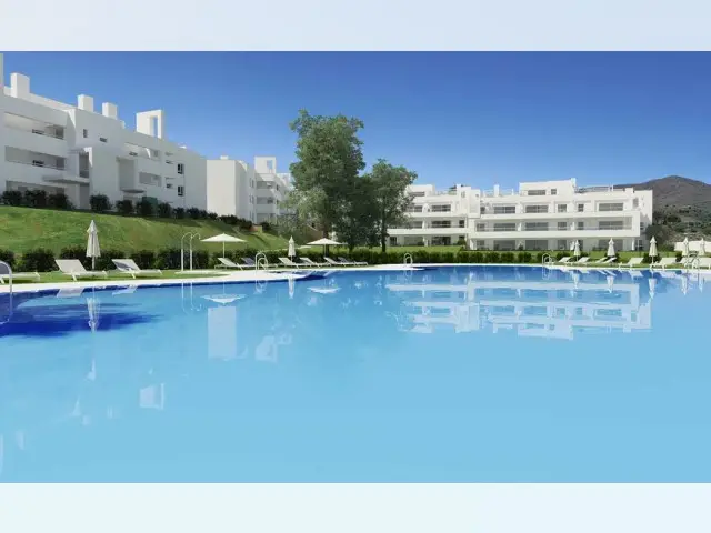 Apartamentos en venta Mijas: Vistas al golf y al mar