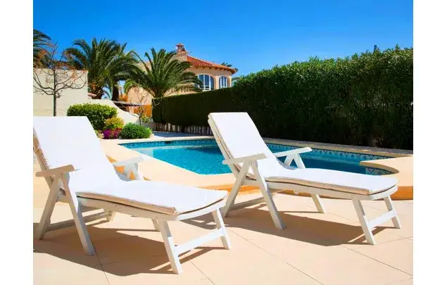 Chalet 2 dormitorios Calpe 870m2 piscina privada