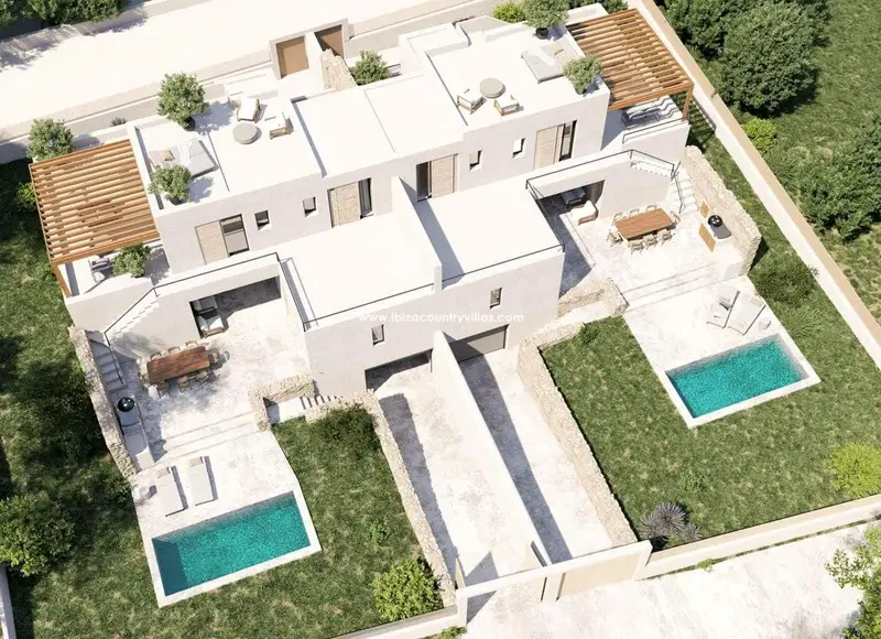 Bungalow de Lujo en Ibiza 4 Habitaciones Parking Privado