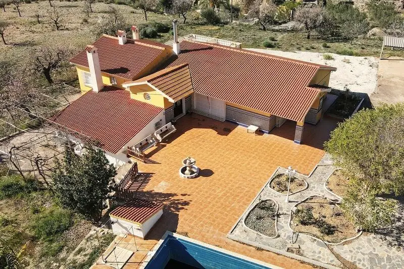 Villa 3 Dormitorios Lubrin Piscina Vistas Montana