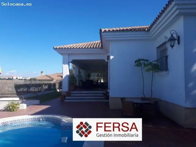 Alquiler Anual Chalet Camino Viejo Rota Piscina Jardin Barbacoa