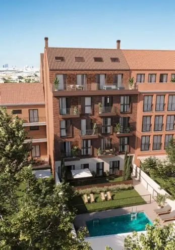 Pisos en venta en Madrid ciudad:  Áticos, Jardines y Piscina