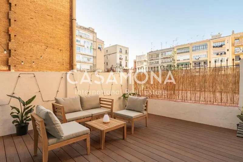 Apartamento 3 Dormitorios Sant Antoni Terraza Privada Alquiler Mensual