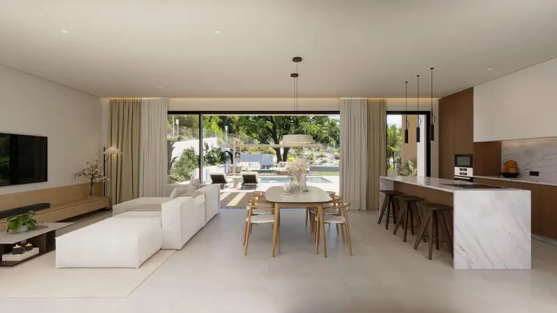 Villa en Finestrat con Piscina Privada y Terraza