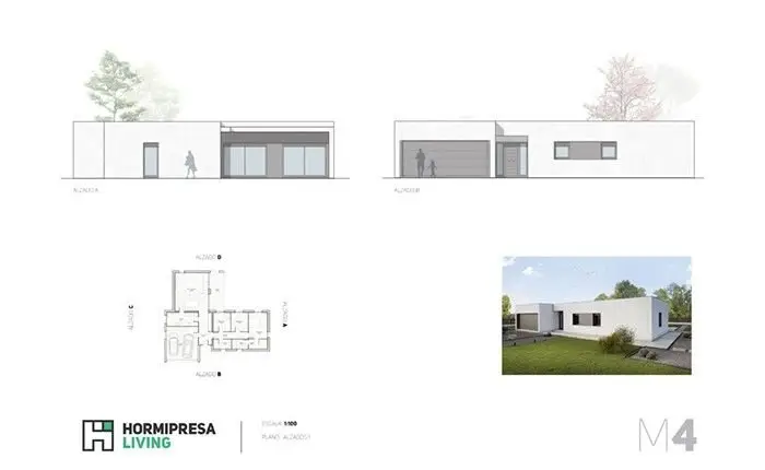 Casa Hormipresa M4 Planta Baja Garaje Dos Coches Tres Habitaciones
