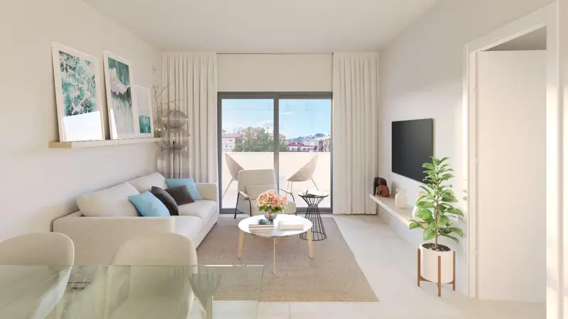 Apartamento en Venta Las Lagunas Mijas Costa Un Dormitorio Patio Privado