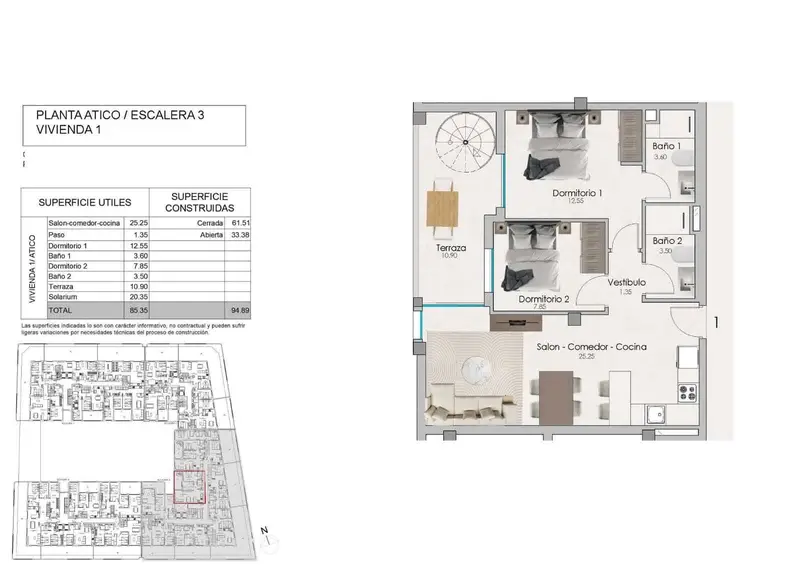 Atico en Venta en Santa Pola Alicante