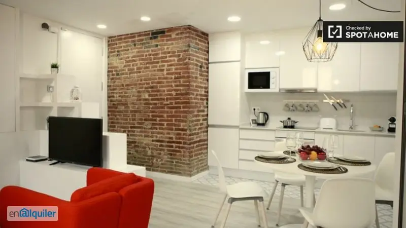 Apartamento con Aire Acondicionado y Balcón en Poble Sec Barcelona