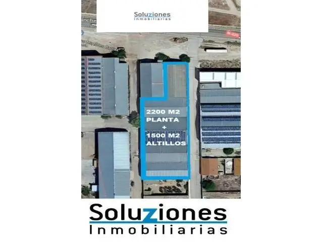 Nave Industrial 3700m2 Barrax Acceso N430 Altillos Montacargas