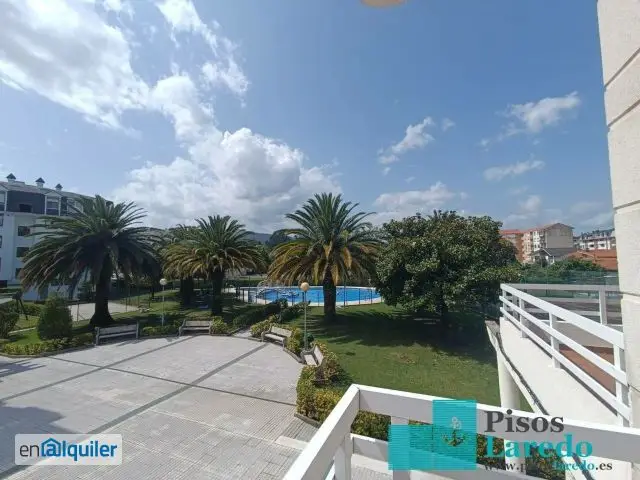 Alquiler piso amueblado piscina Colindres