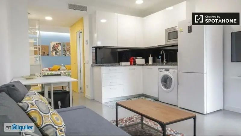 Estudio amueblado en alquiler Ciudad Lineal Madrid