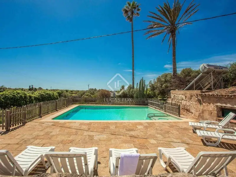 Casa Rural en Ciutadella de Menorca 8 Dormitorios Piscina Jardin