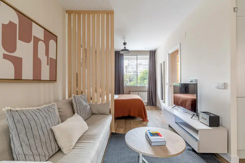 Estudio Luminoso y Acogedor con Cocina Equipada