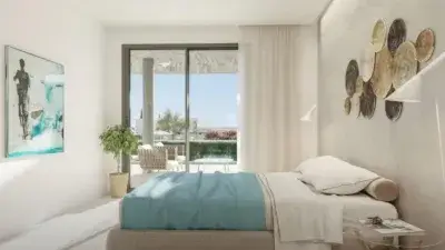 Atico en Sa Rapita con Terraza y Azotea Privada