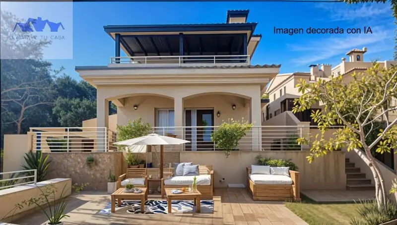 Chalet en Calella con Vistas al Mar y Piscina