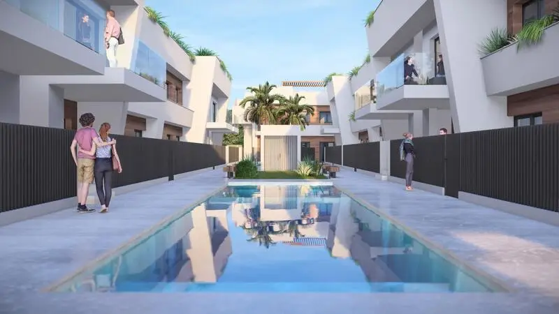 Bungalows en Torre Pacheco:  2 y 3 Dormitorios, Terrazas y Solarium