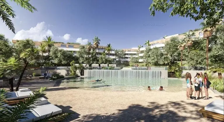Apartamentos de Lujo en San Roque:  Piscinas, Spa y Club de Playa