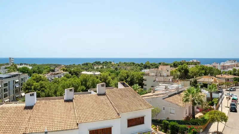 Atico en venta en Bonanova Palma Mallorca con vistas al mar