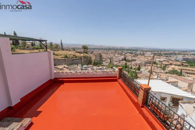 Casa con vistas al Mirador de San Cristobal Albaicin Granada