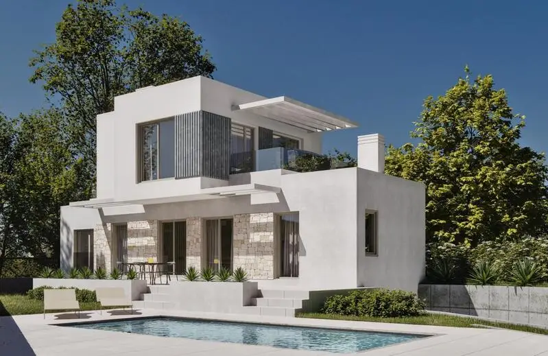 Villa en Venta Finestrat 3 Dormitorios Piscina Jardin