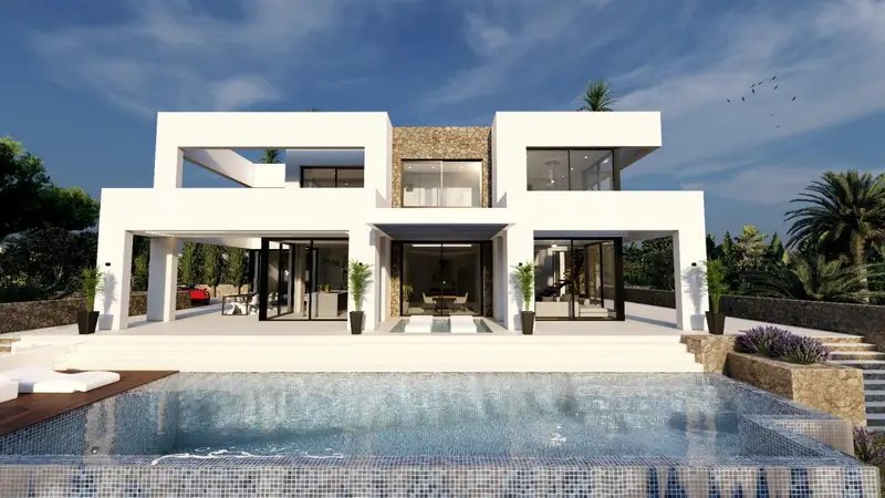 Villa de Lujo Moderna en Benissa con Piscina y Terraza