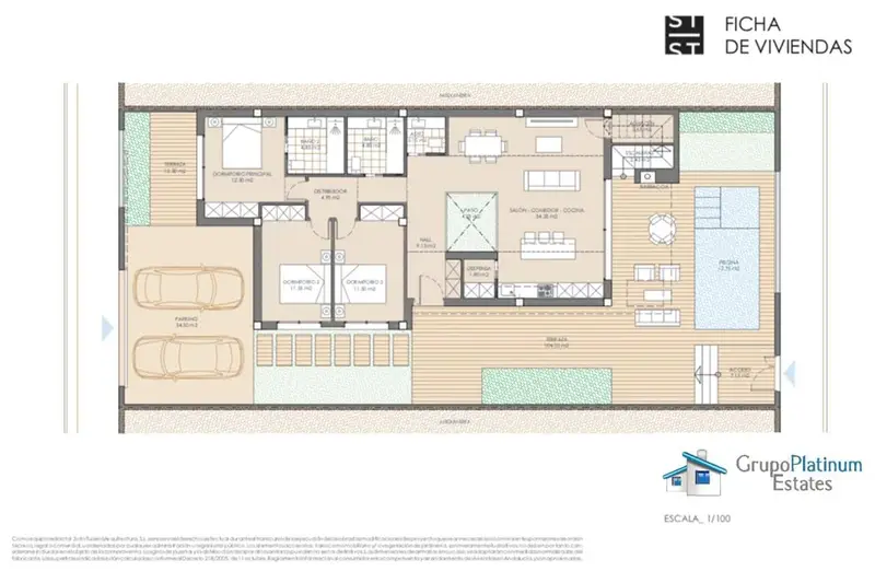 Chalet en Venta San Juan de los Terreros 3 Dormitorios Piscina Privada