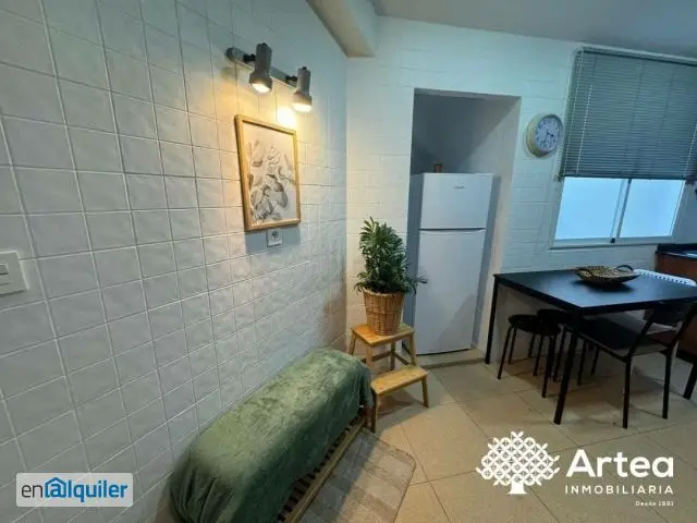 Alquiler Piso 1 Dormitorio Abando - Atico Sin Salon Amueblado