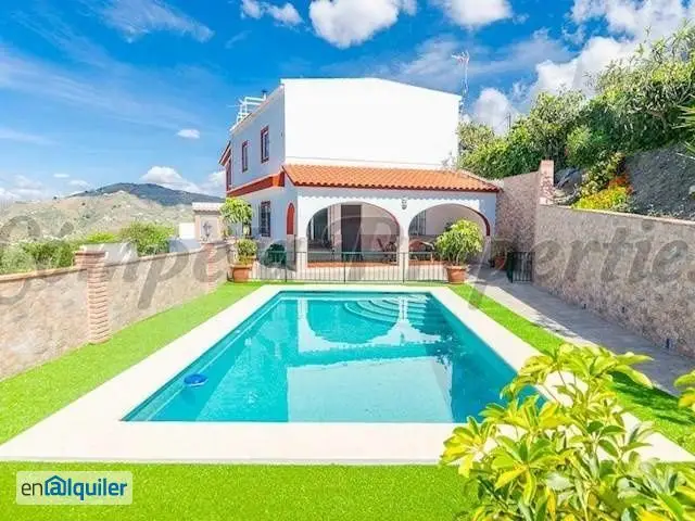 Alquiler casa piscina Competa