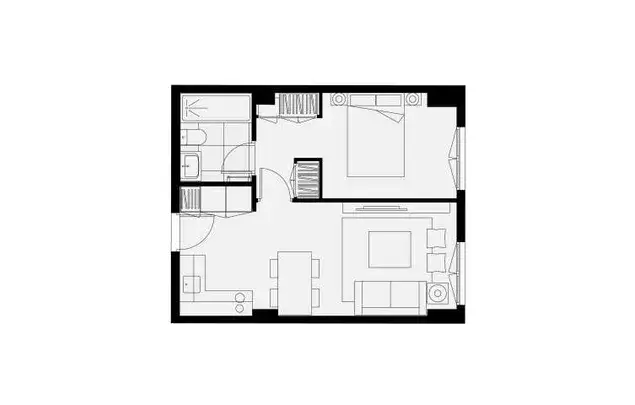 Estudio 33m² Madrid Vallecas Cerca Universidades