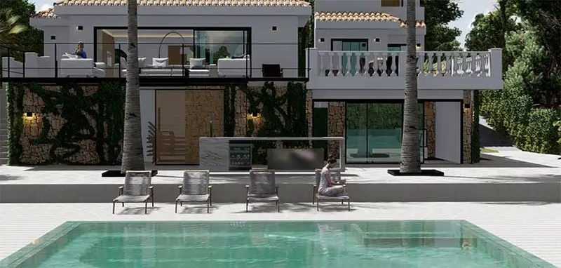 Chalet en Costa den Blanes Mallorca con Proyecto de Reforma