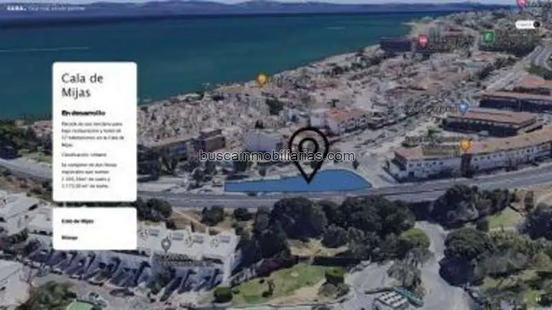 Parcela Hotelera Cala Mijas 3173m2 Alta Rentabilidad