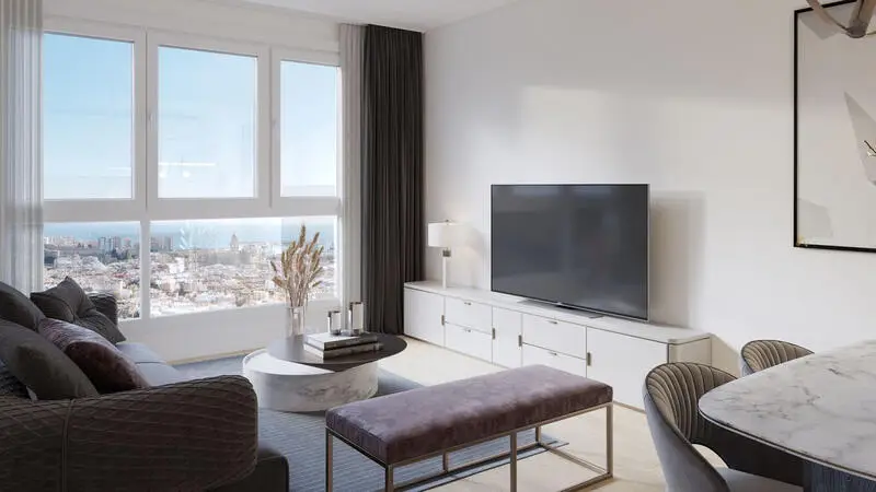 Apartamentos en Venta Malaga Centro Obra Nueva Vistas Piscina Gimnasio