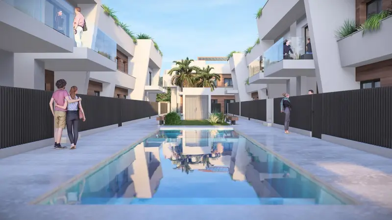 Bungalows en Torre Pacheco: 2 y 3 Dormitorios, Piscina y Solarium