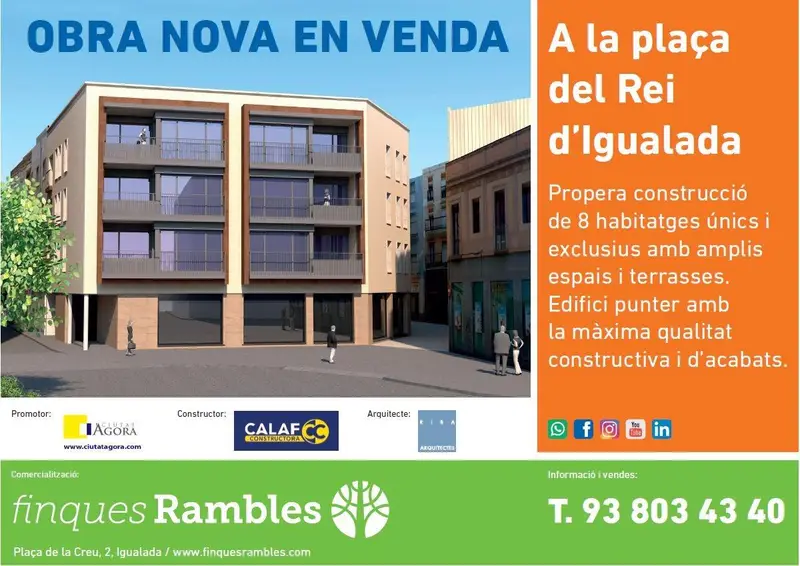Venta Duplex Estrenar Centro Igualada 3 Dormitorios 2 Banos Terraza