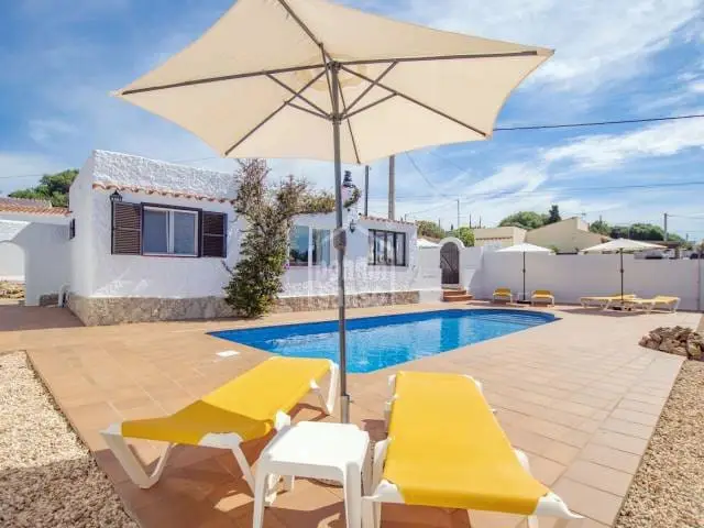 Chalet en Calan Porter Menorca 3 dormitorios piscina jardin
