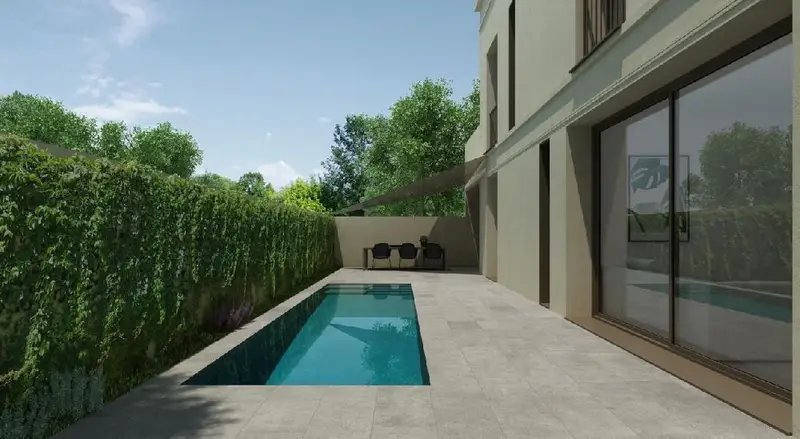 Venta Adosado con piscina en Centre, Sabadell - Ref: 01127