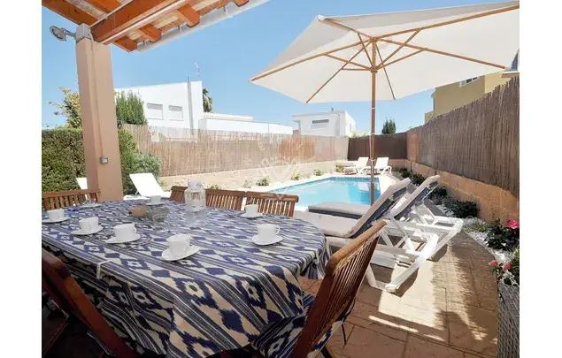Alquiler casa 4 dormitorios Alcúdia piscina privada