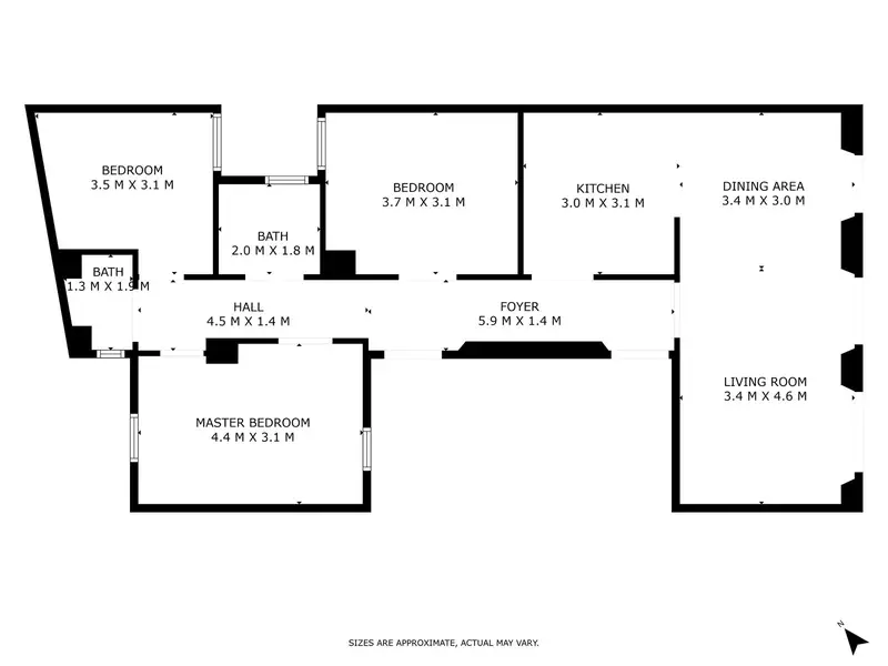 Apartamento 3 Dormitorios Málaga Centro Histórico