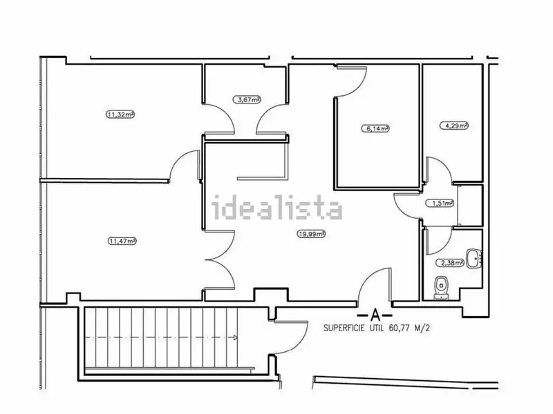 Alquiler Local Comercial Oviedo Centro 61m2 Oficina