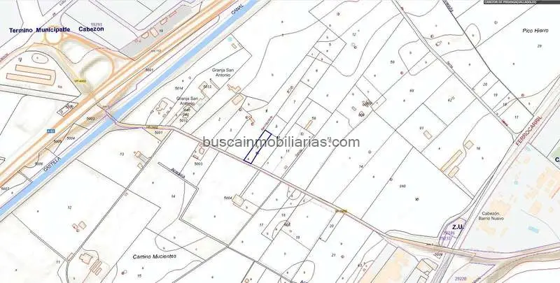 Parcela Rustica en Venta Cabez	ón de Pisuerga a 12km de Valladolid